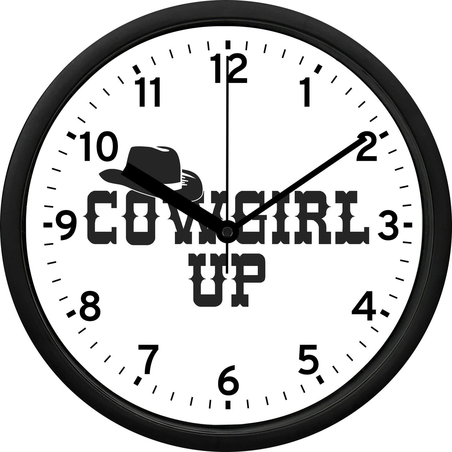 Cowgirl Up Wall Clock