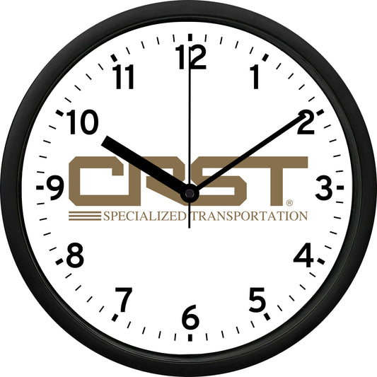 Cedar Rapids Steel Transport "CRST - Specialized Transportation" Wall Clock