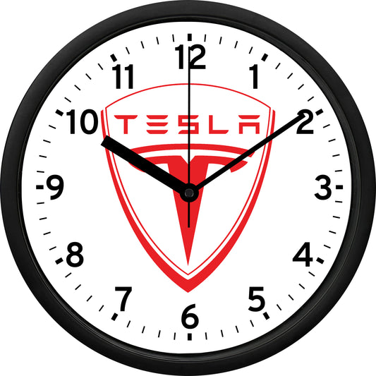 Tesla Motors Wall Clock