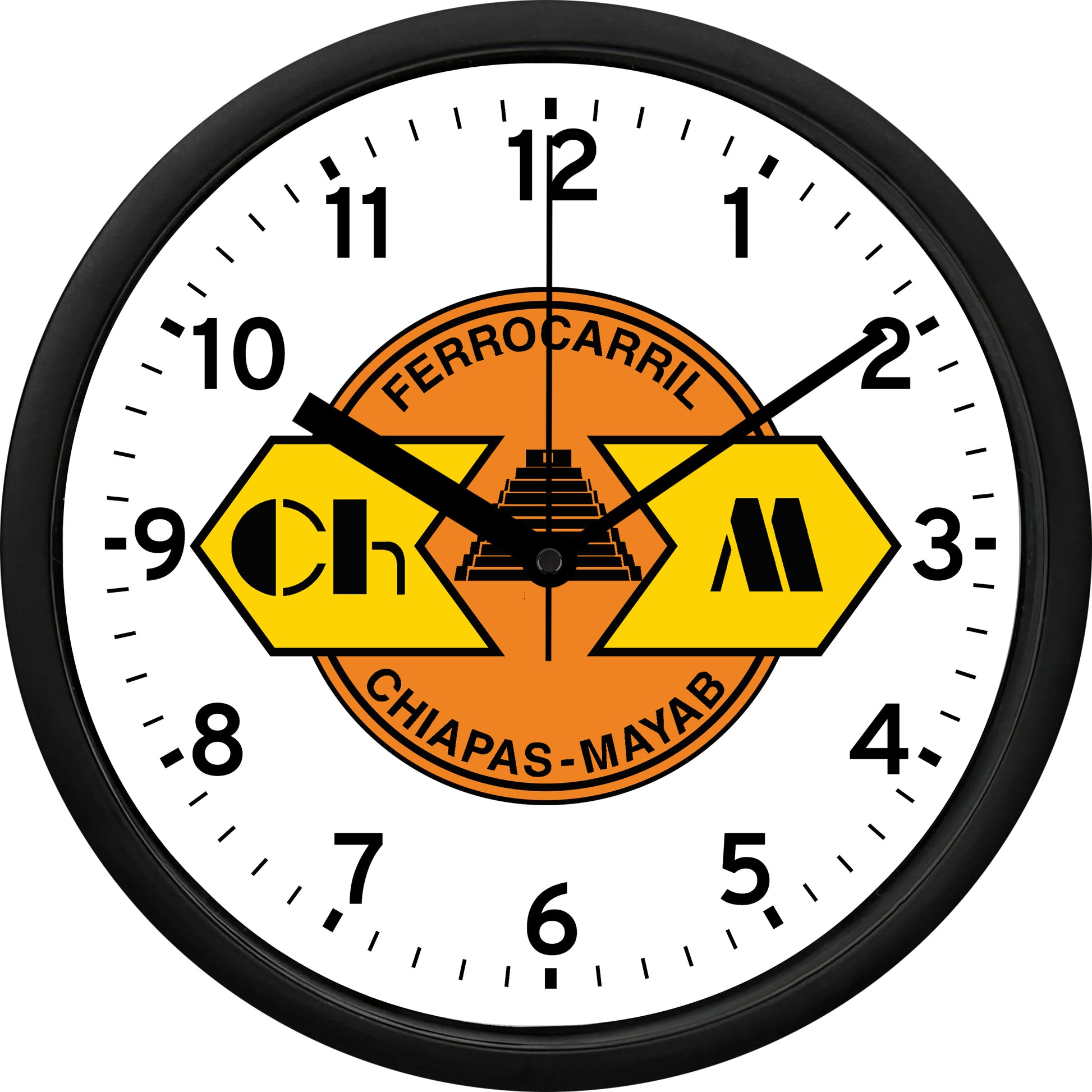 Ferrocarril Chiapas-Mayab Railroad Wall Clock