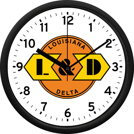 Louisiana & Delta Railroad Wall Clock