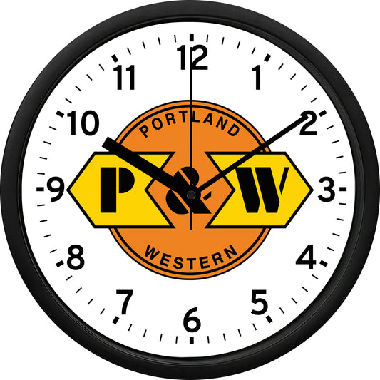 Portland & Western Railroad Wall Clock