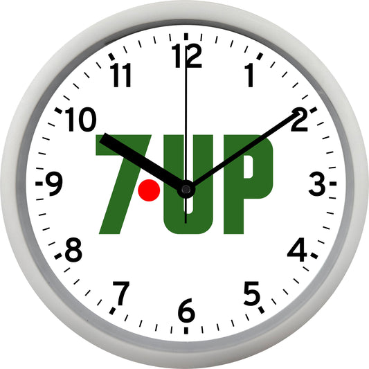7UP Soft Drink - Logo Used from 1966-1975 Wall Clock