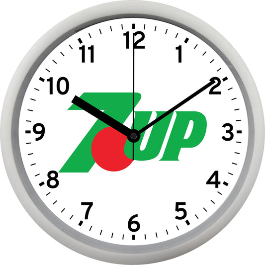 7UP Soft Drink - Logo Used from 1989-1995 Wall Clock