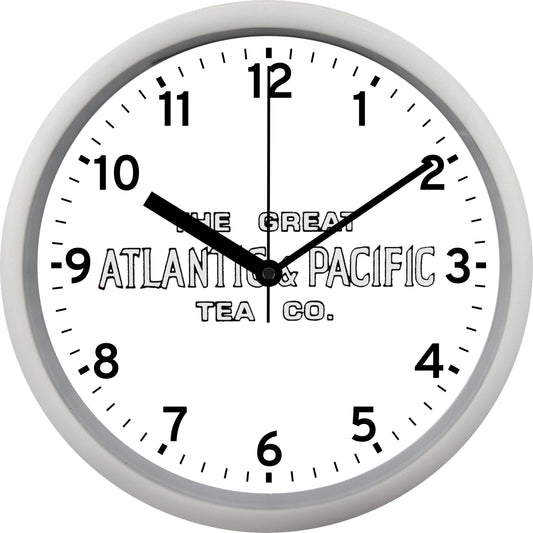 A&P Grocery Stores "The Great Atlantic & Pacific Tea Co." - Logo Used from 1859-2015 Wall Clock