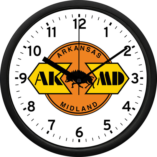 Arkansas Midland Railroad Wall Clock
