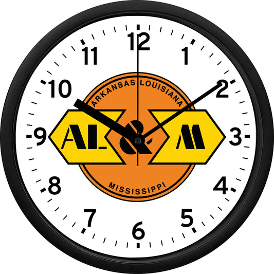 Arkansas, Louisiana & Mississippi Railroad Wall Clock