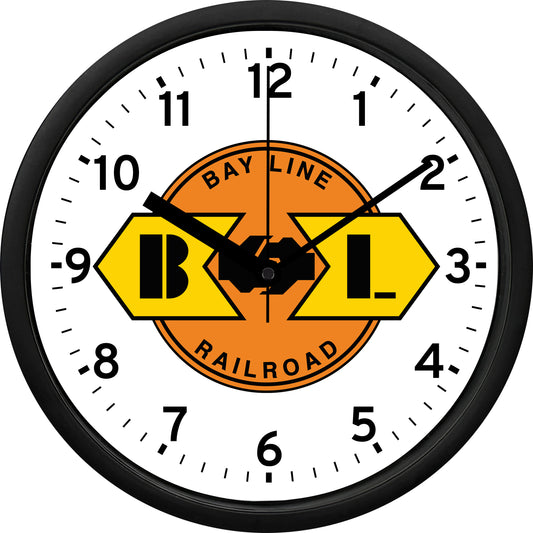 Bay Line Choice Terminal Railroad Wall Clock