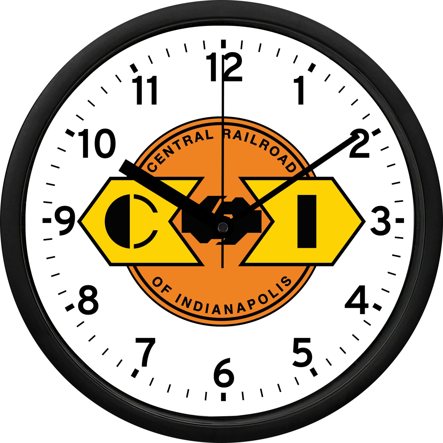 Central Railroad of Indianapolis Wall Clock