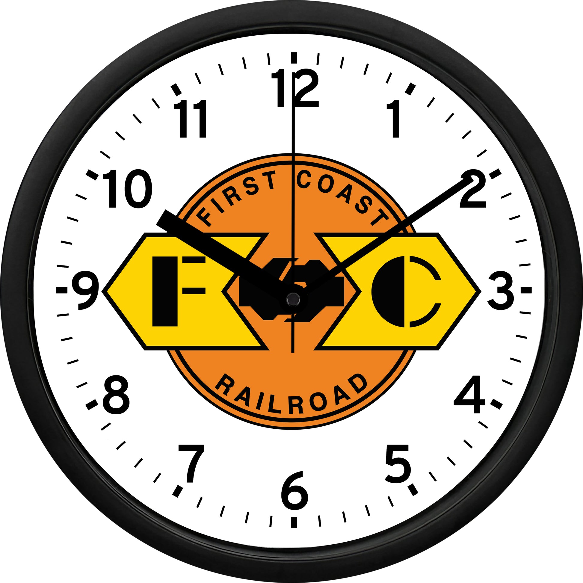 First Coast Railroad Wall Clock