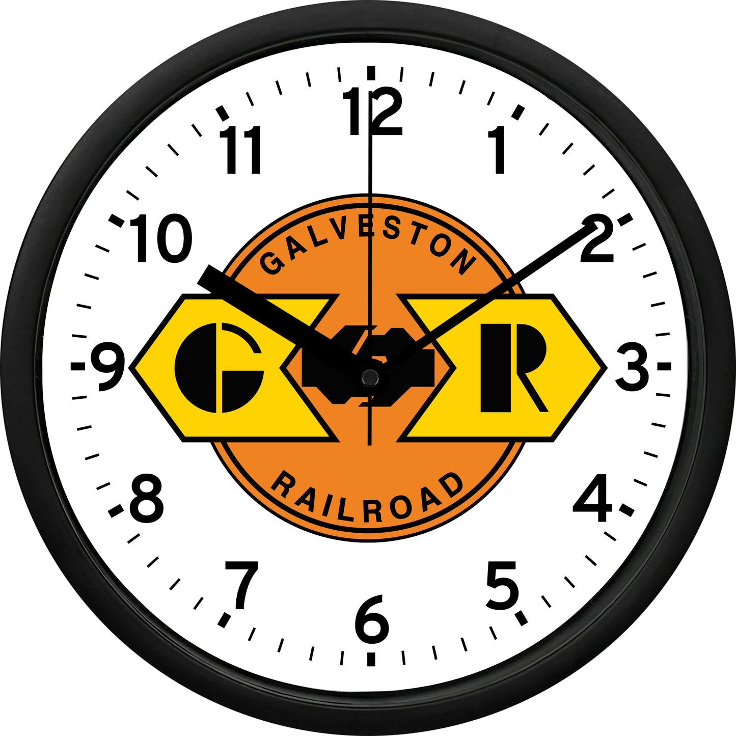 Galveston Railroad Wall Clock