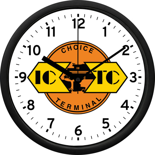 Ivory Choice Terminal Company Wall Clock