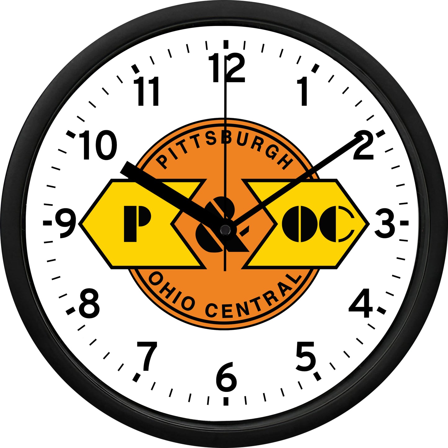 Pittsburgh & Ohio Central Railroad Wall Clock