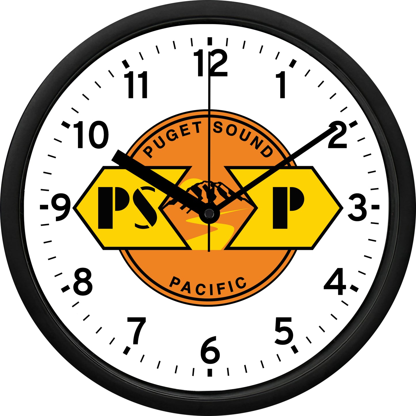 Puget Sound & Pacific Railroad Wall Clock