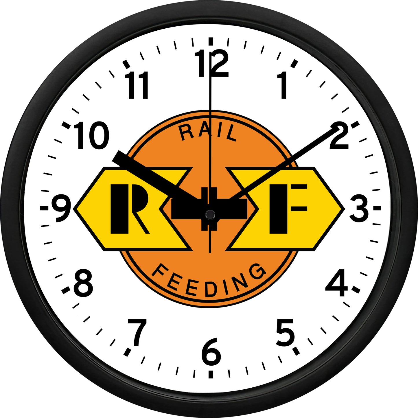 Rotterdam Rail Feeding Wall Clock