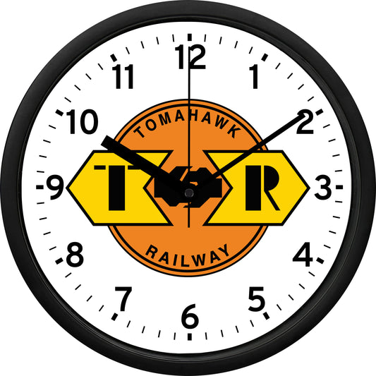 Tomahawk Railway Wall Clock