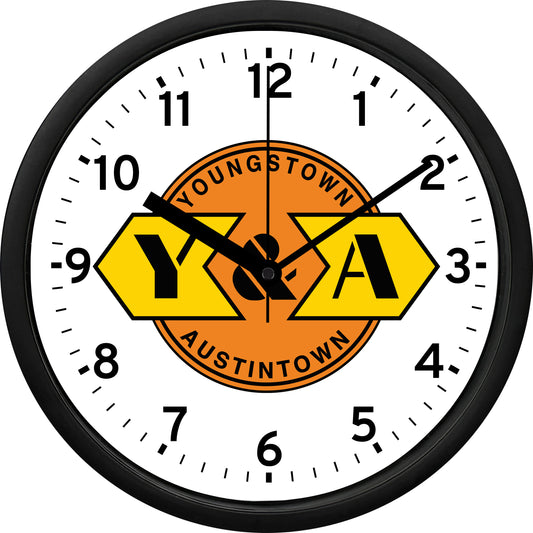 Youngstown & Austintown Railroad Wall Clock