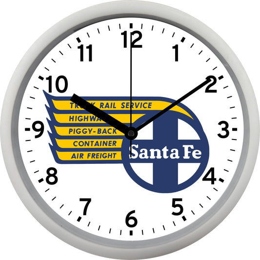 Atchison, Topeka and Santa Fe Railway Wall Clock