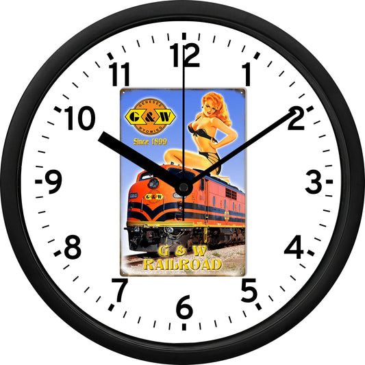 Genesee & Wyoming Railroad Wall Clock