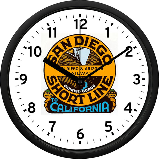 San Diego & Arizona Railway "Carriso Gorge" Wall Clock