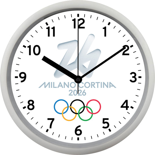 2026 Olympic Games - Milan-Cortina D'Ampezzo Italy Wall Clock