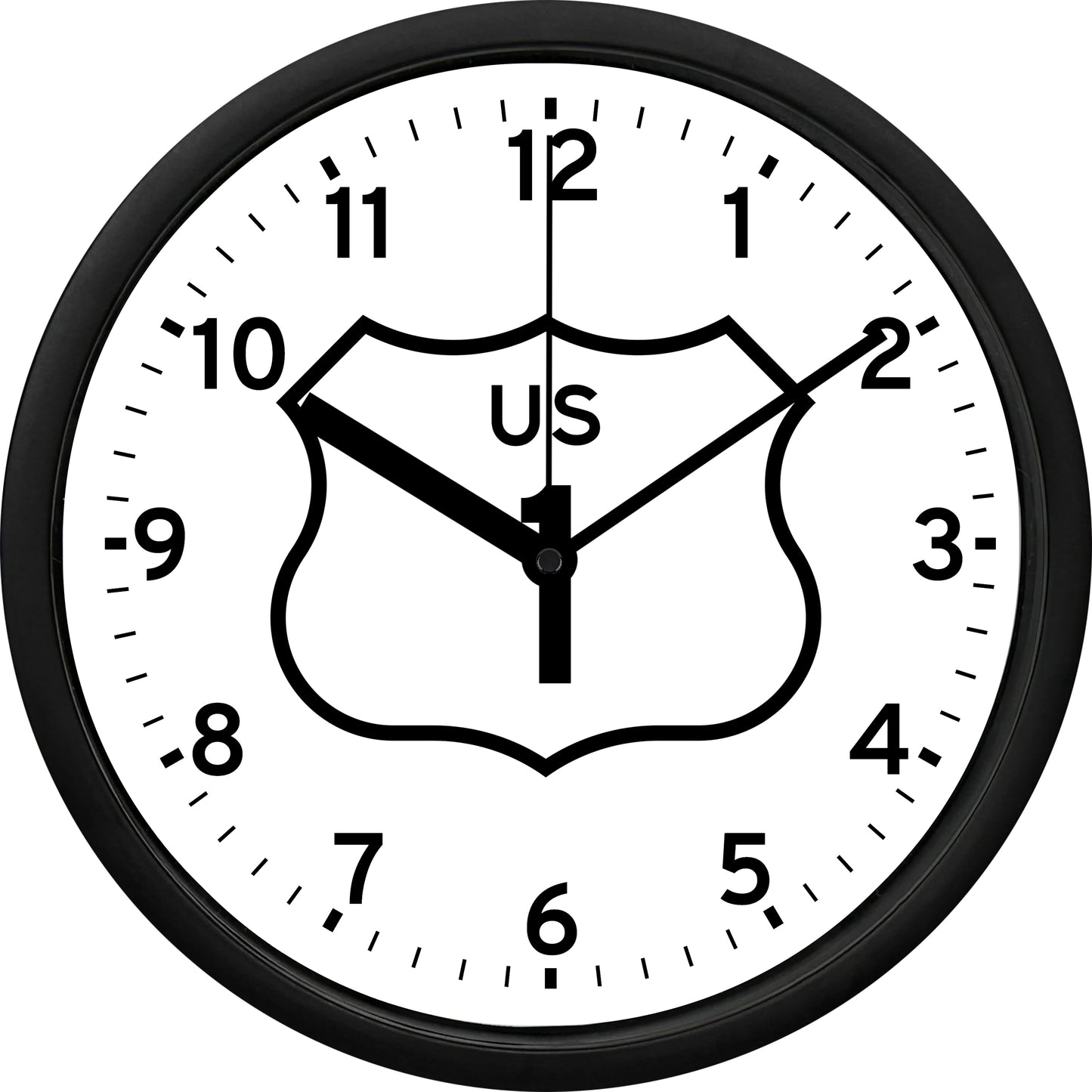 US Highway 1 Sign Wall Clock