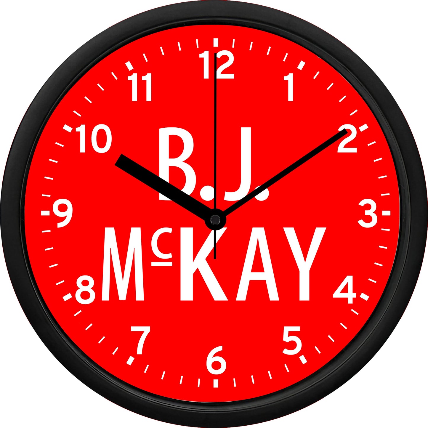 Billy Joe McKay Owner-Operator "B.J. McKay - B.J. & The Bear" Wall Clock