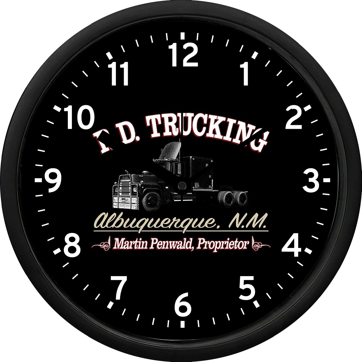 R.D. Trucking Inc. "Rubber Duck - Convoy" Wall Clock