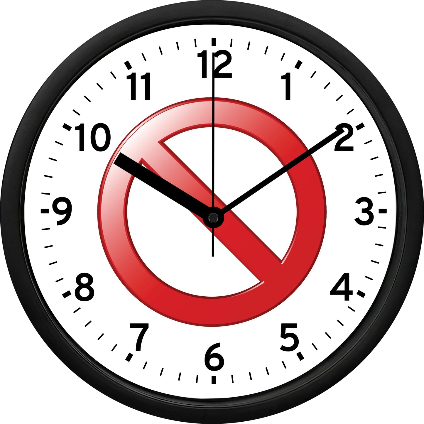 No Sign Wall Clock