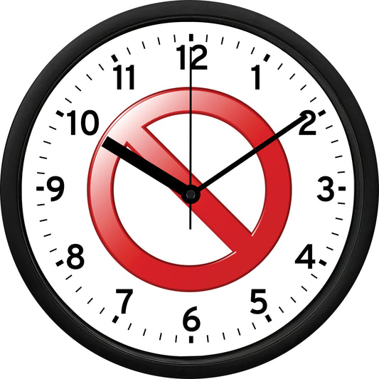 No Sign Wall Clock