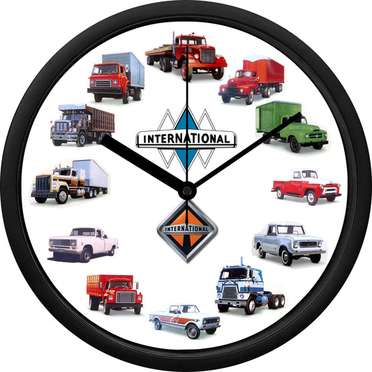 International Trucks Wall Clock