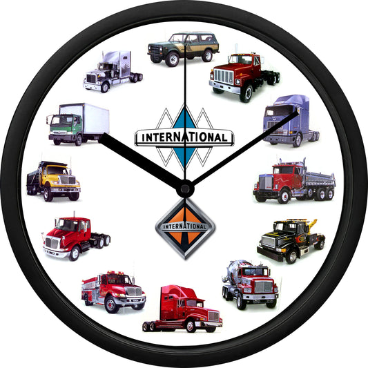 International Trucks Wall Clock