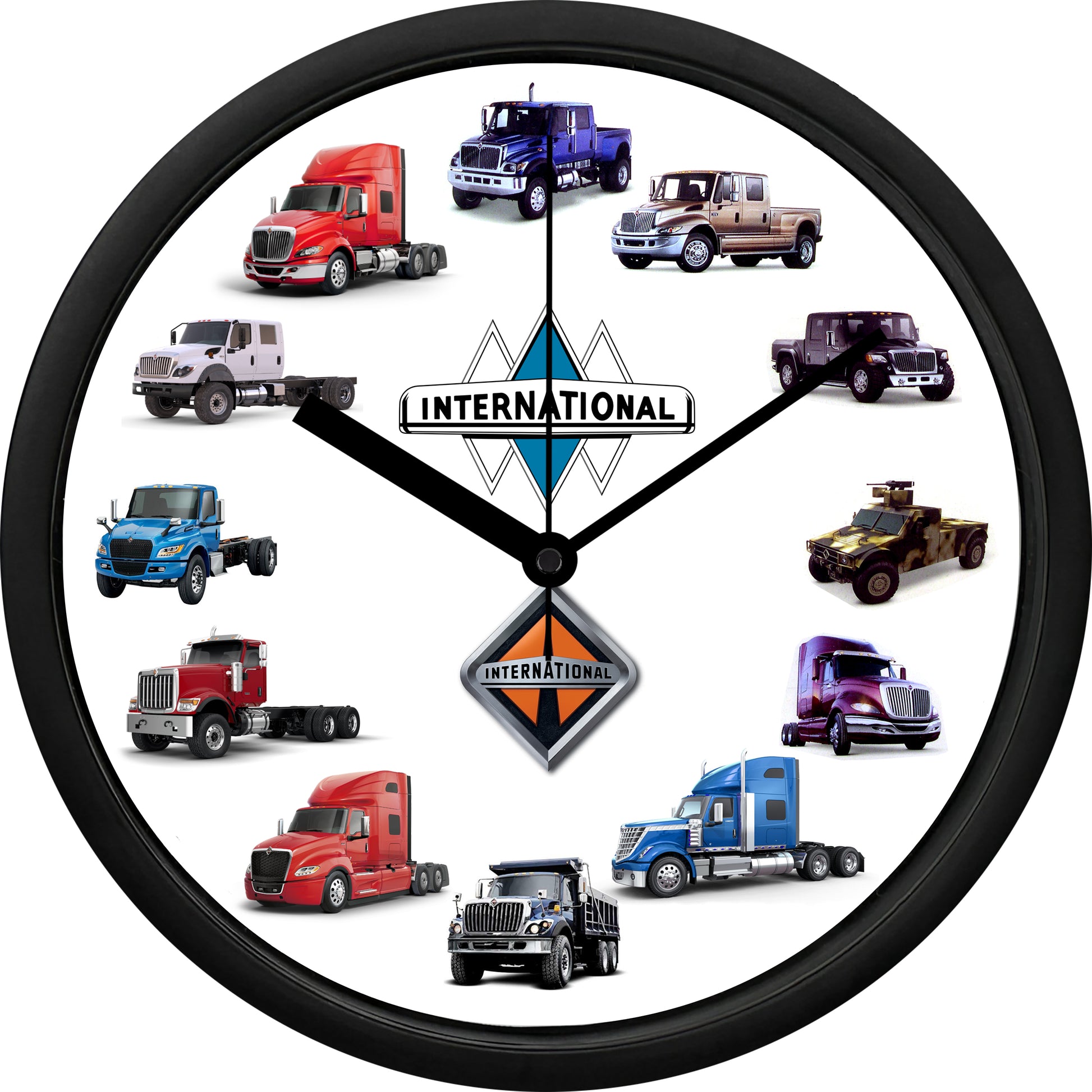 International Trucks Wall Clock