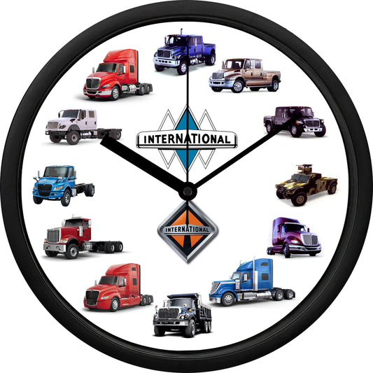 International Trucks Wall Clock