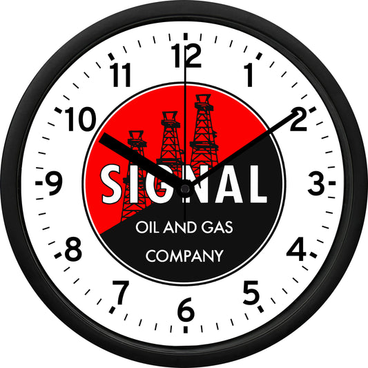 Signal Oil and Gas Company Wall Clock