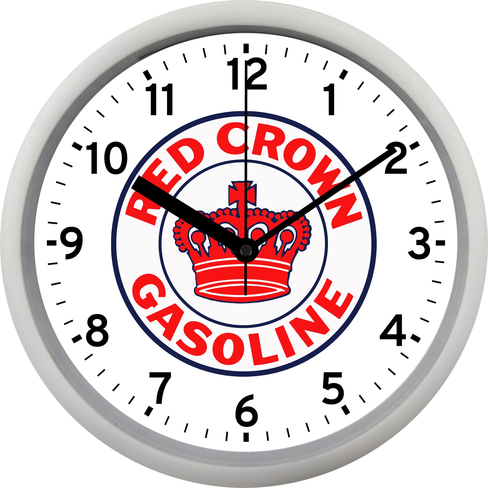 Red Crown Gasoline Wall Clock