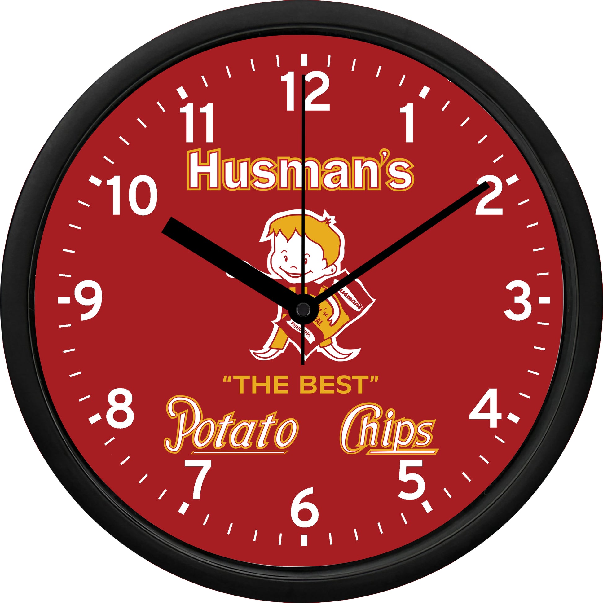 Husman's Potato Chips Wall Clock