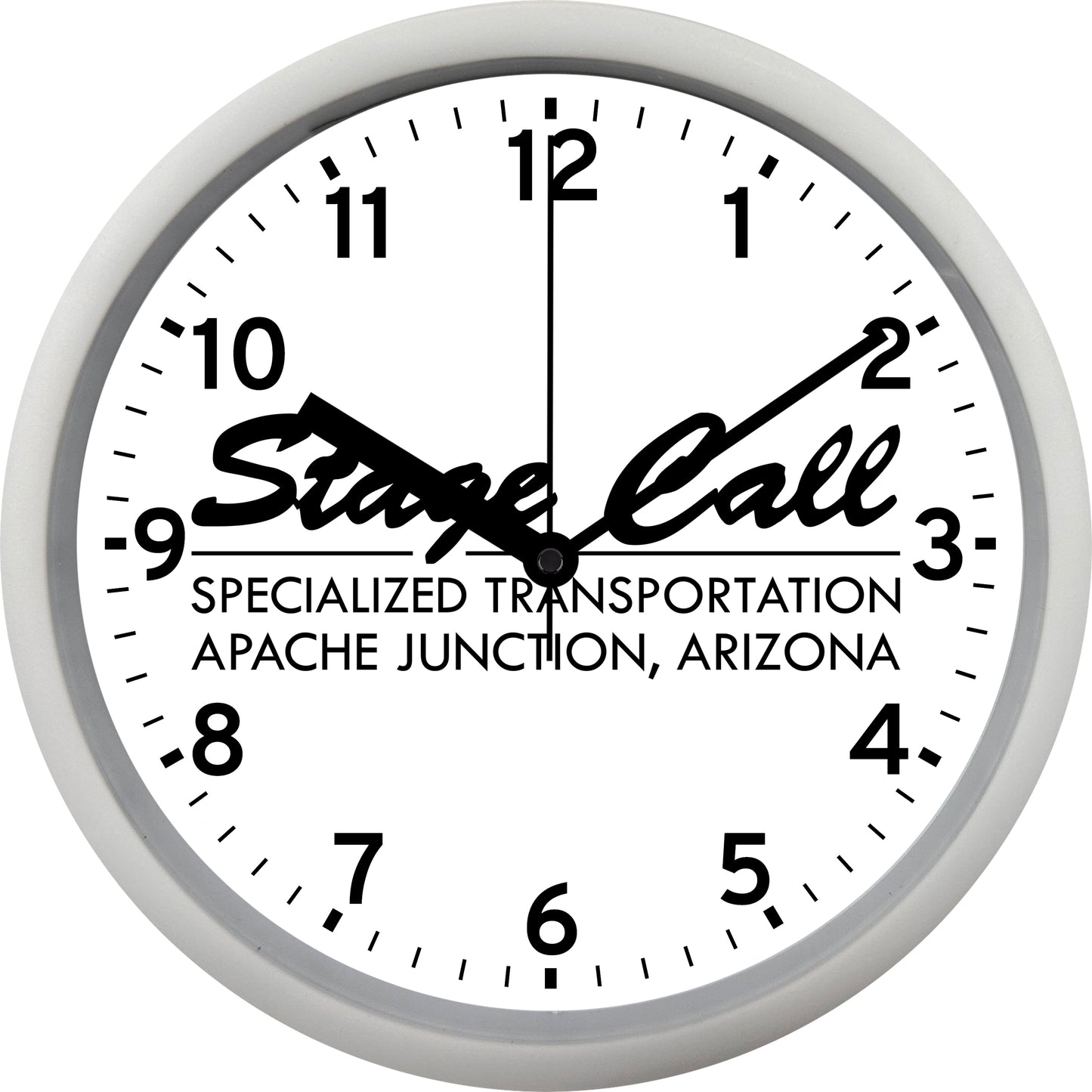 Stage Call Specialized Transportation Wall Clock