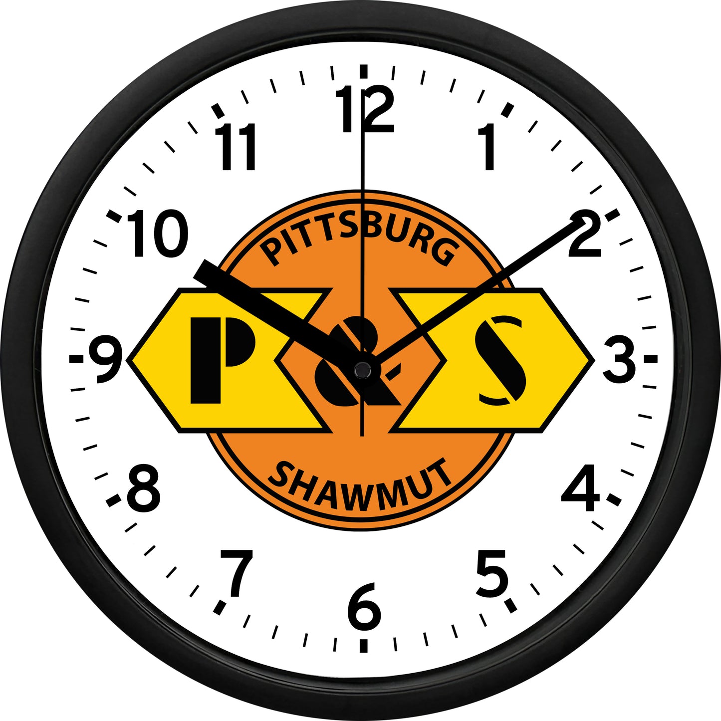 Pittsburg & Shawmut Railroad Wall Clock