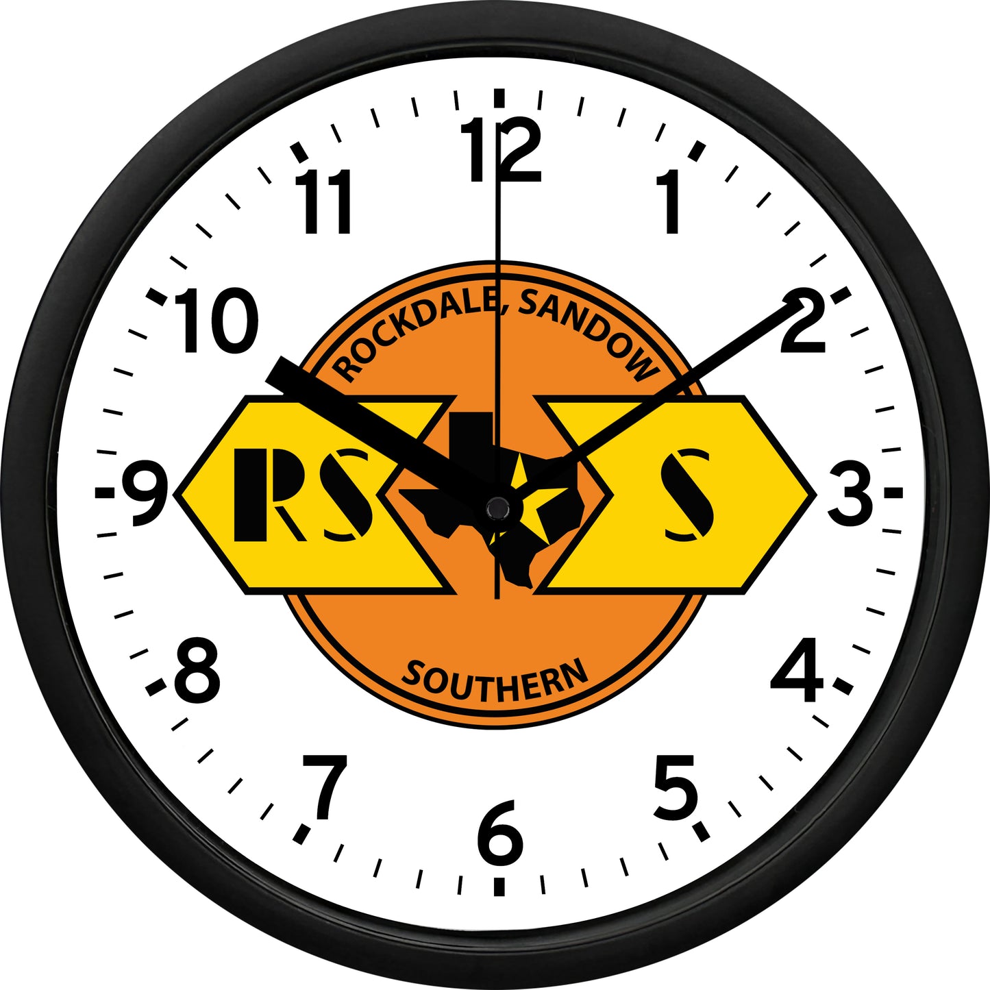 Rockdale, Sandow, & Southern Railroad Wall Clock