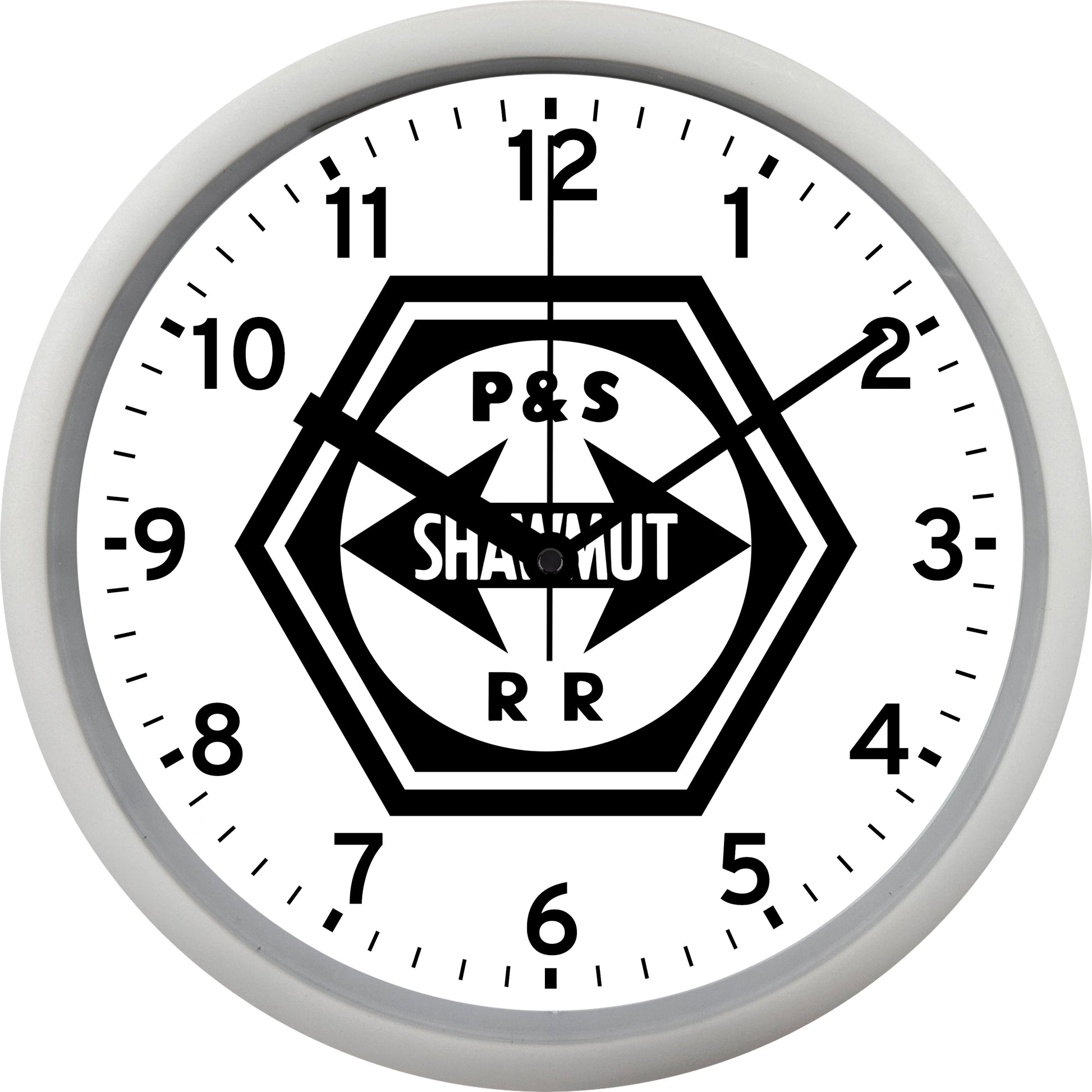 Pittsburg & Shawmut Railroad Wall Clock