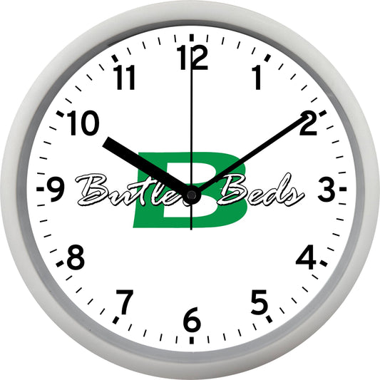 Butler Beds Wall Clock