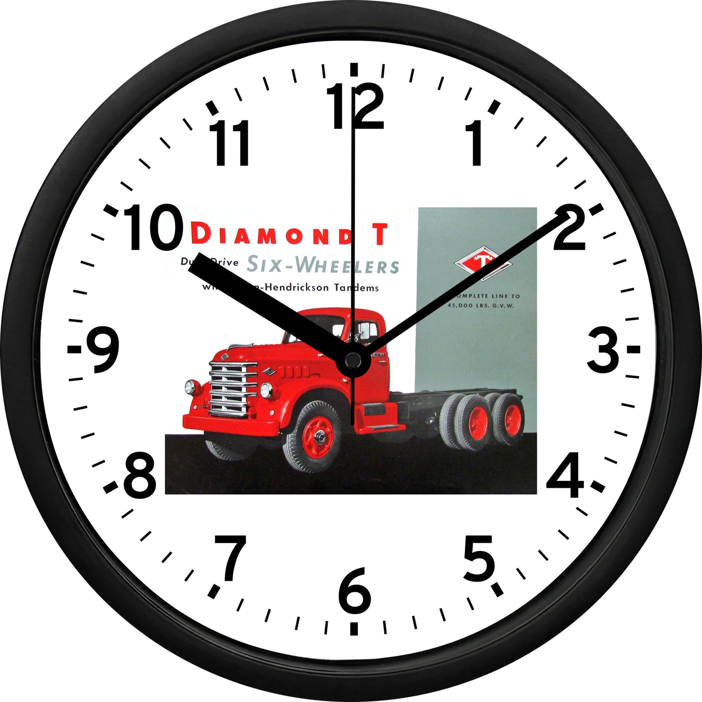 Diamond T Trucks Wall Clock