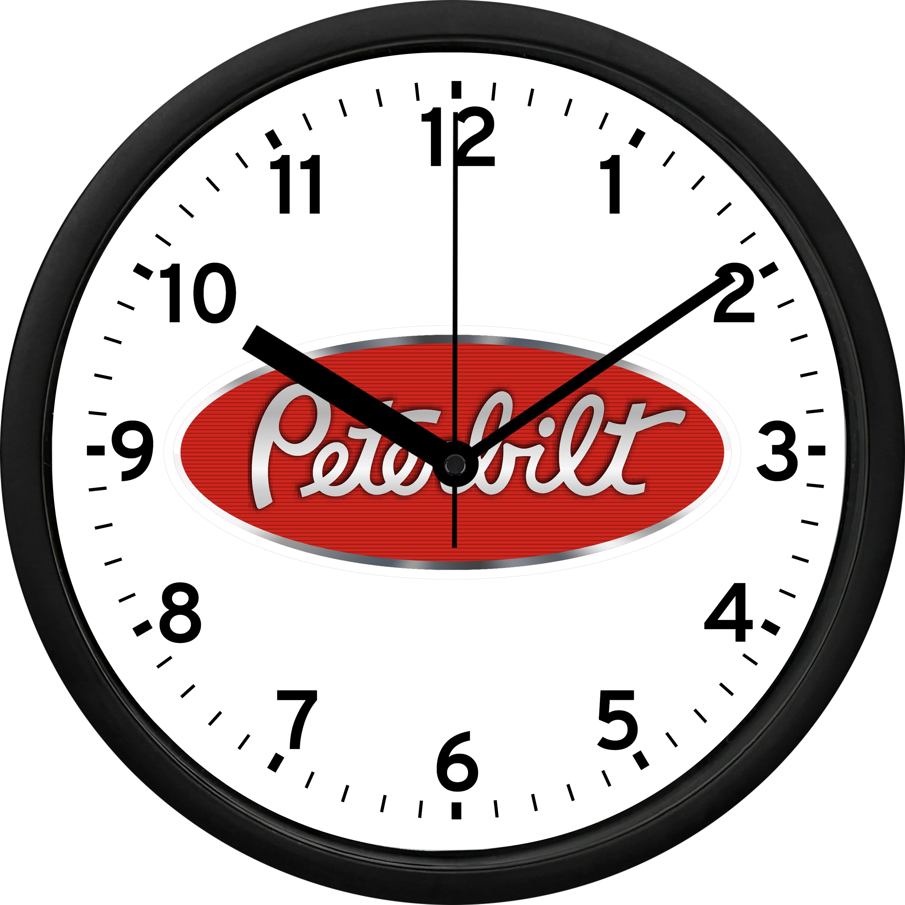 Peterbilt Clock Peterbilt Trucks Wall Clock Version 4 – Heartland Diecast & Promotions, LLC