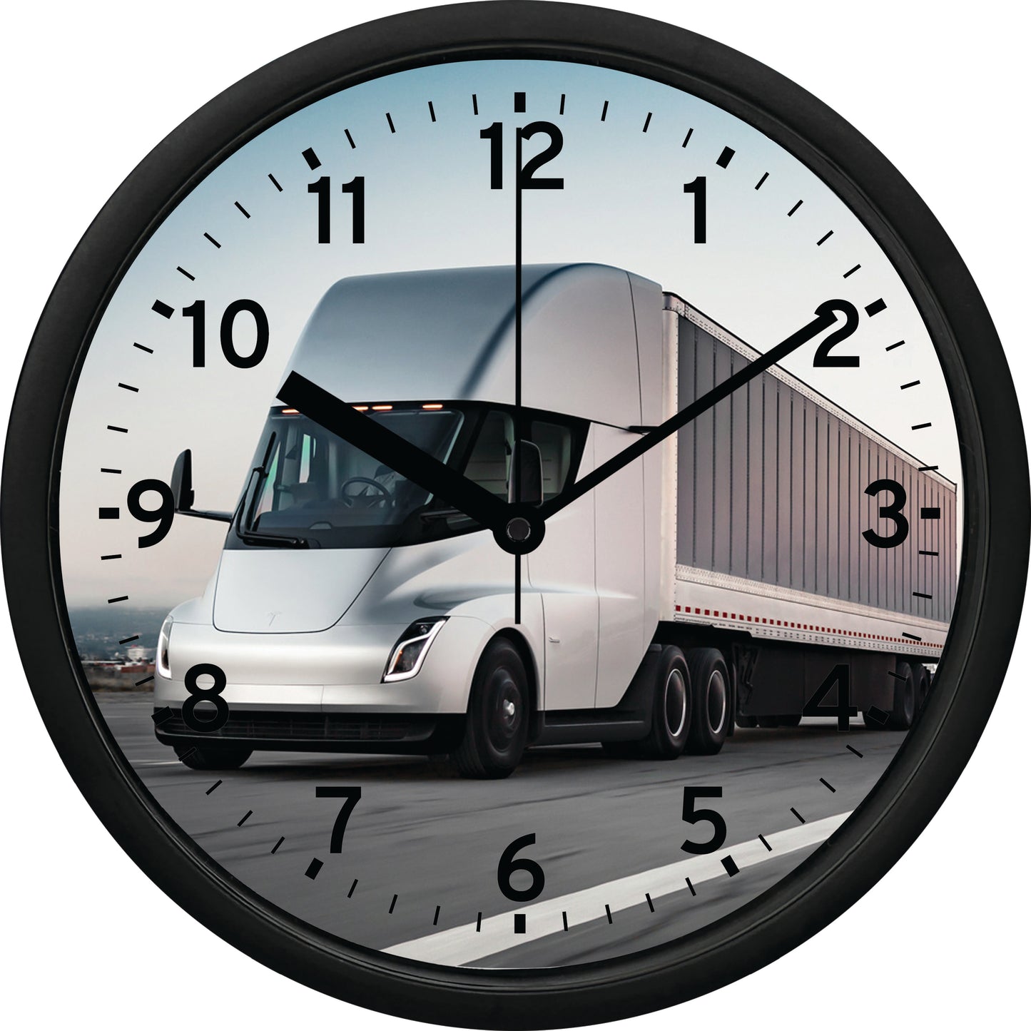 Tesla Semi Wall Clock