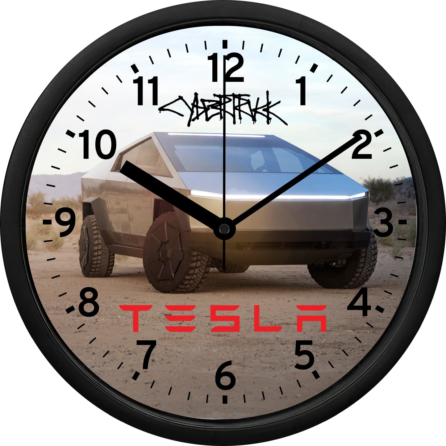 Tesla Cybertruck Wall Clock