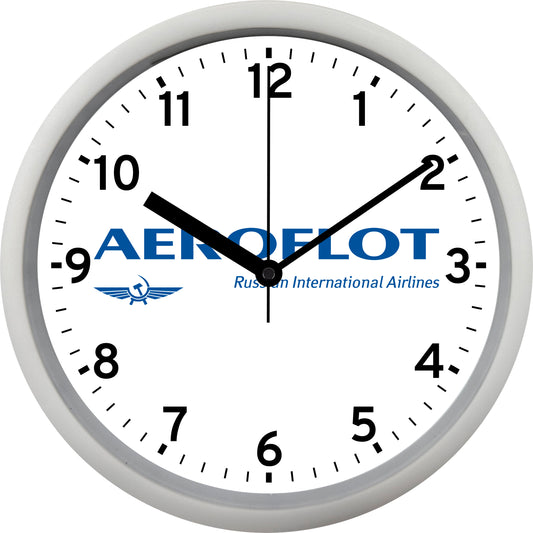 Aeroflot Russian International Airlines Wall Clock