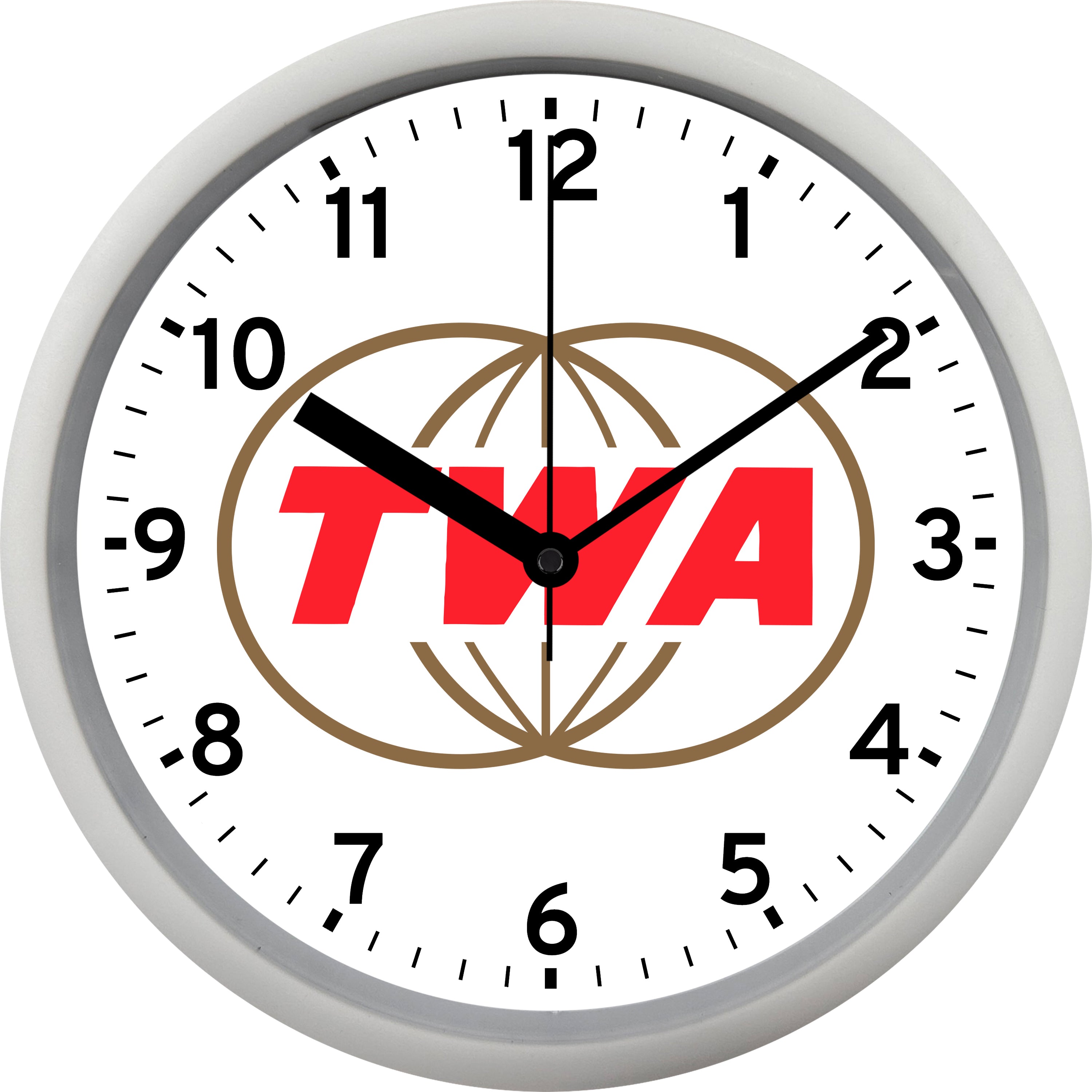 TWA Wall Clock Version 4 – Heartland Diecast & Promotions, LLC