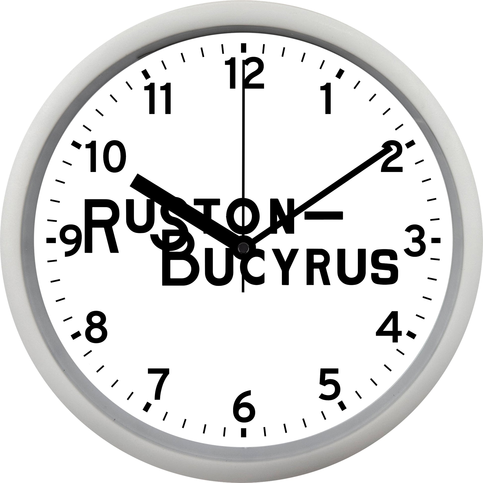 Ruston-Bucyrus Wall Clock