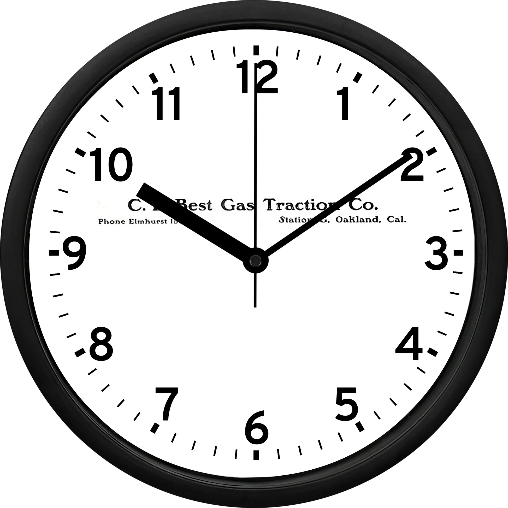 C.L. Best Gas Traction Co. Wall Clock